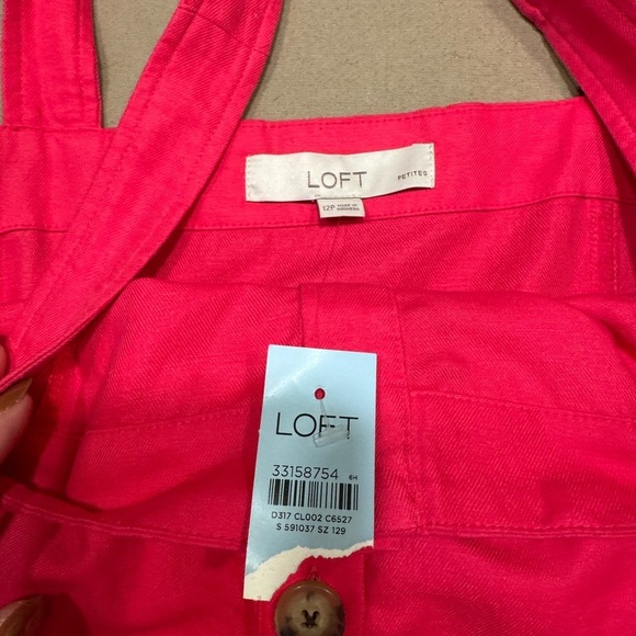 LOFT Pink Sleeveless Smocked Sundress - Picture 5 of 6